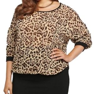 Torrid Leopard Print Pullover